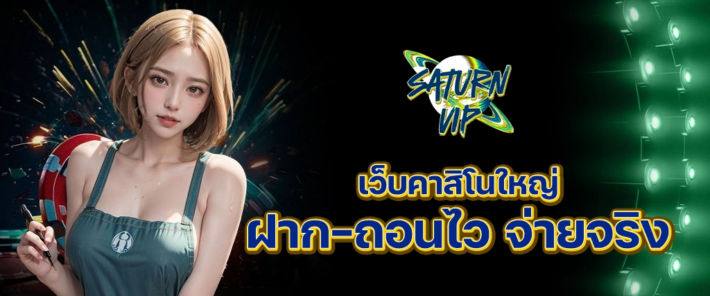 saturnvip เว็บใหญ่ ฝากถอนไว จ่ายจริง